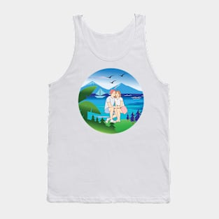 Beach Love Life Design Tank Top